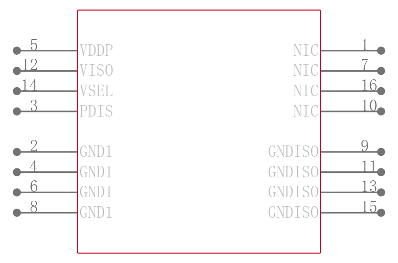 ADUM5020-3BRWZ引脚图