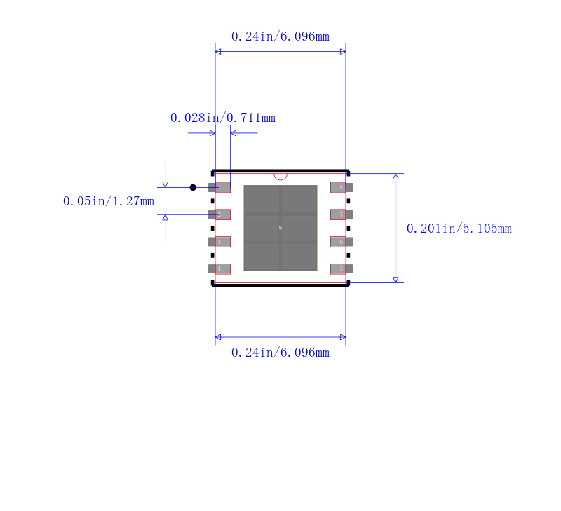 SST25VF016B-75-4I-QAF-T封装图