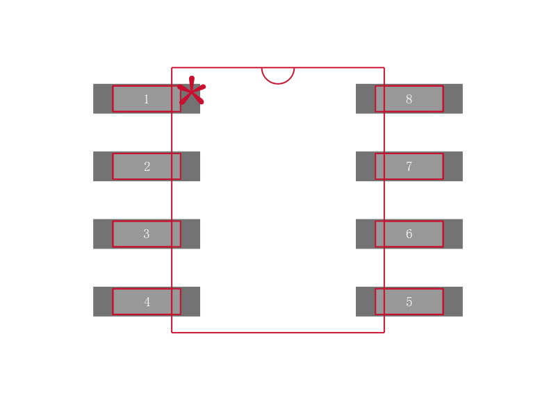SP3075EEN-L/TR封装焊盘图