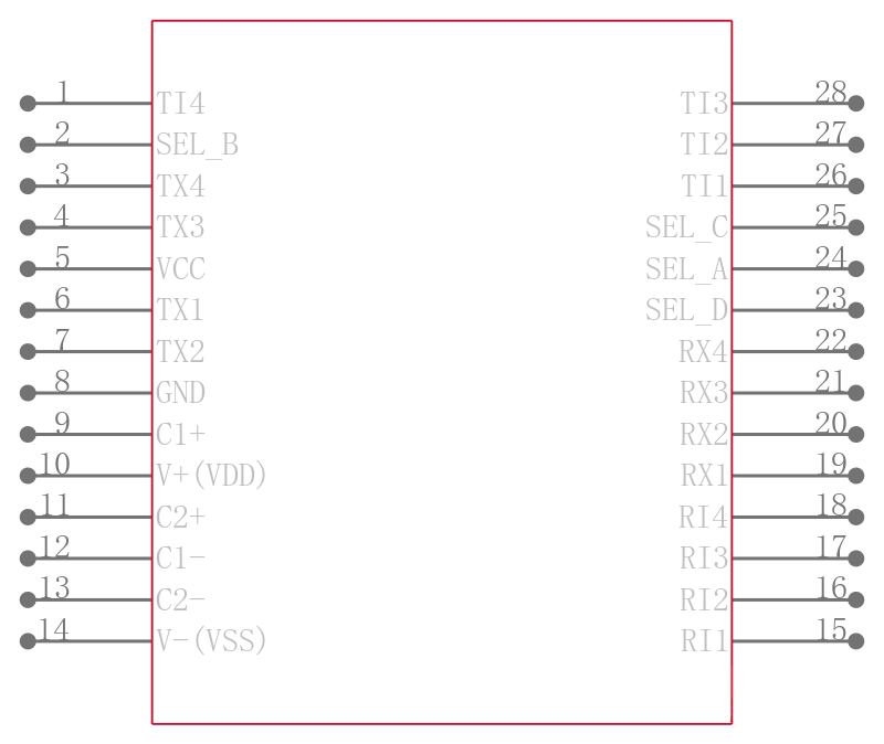 SP331CT-L/TR引脚图