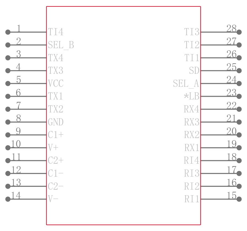 SP332CT-L/TR引脚图