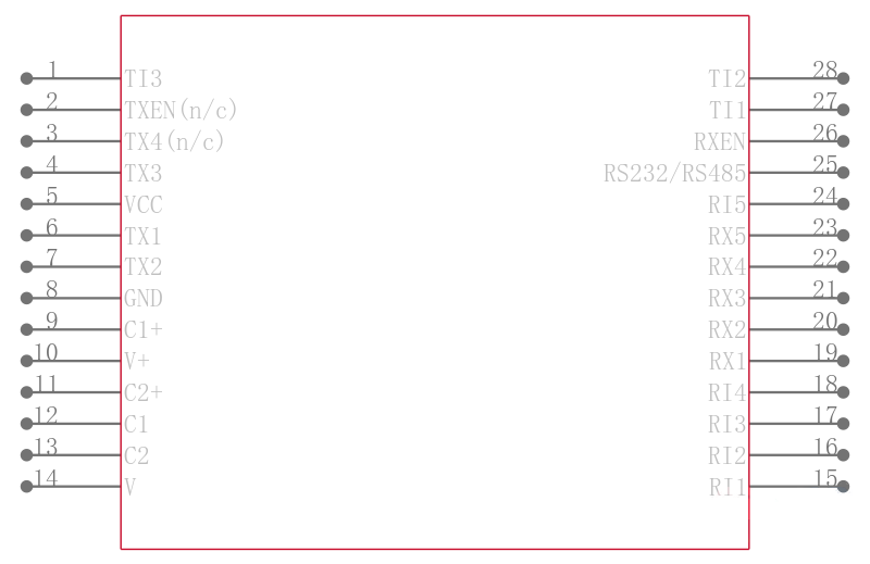 SP334CT-L/TR引脚图