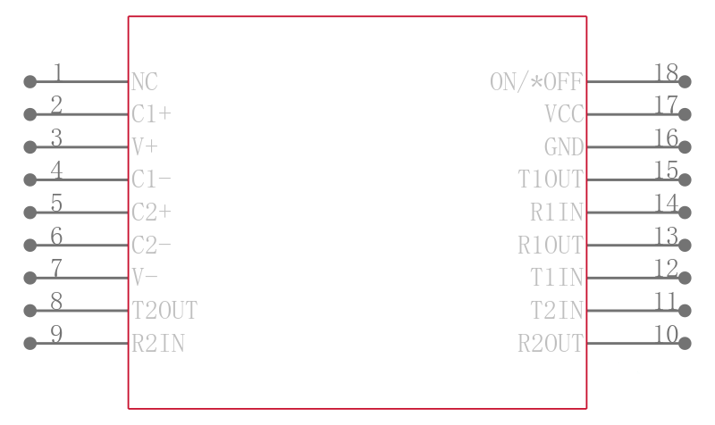 SP385ECT-L/TR引脚图