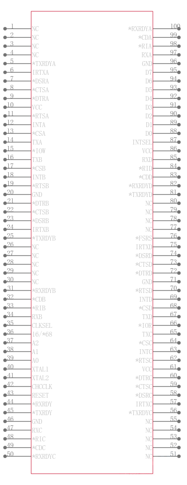 ST16C654IQ100-F引脚图