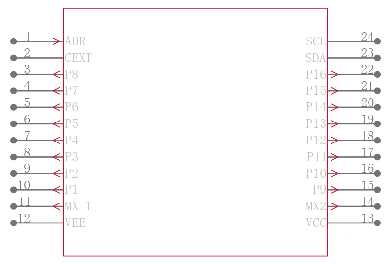 SAA1064T/N2引脚图