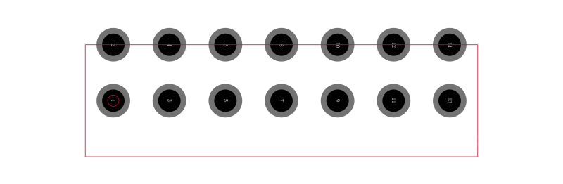 SDL-107-G-19封装焊盘图