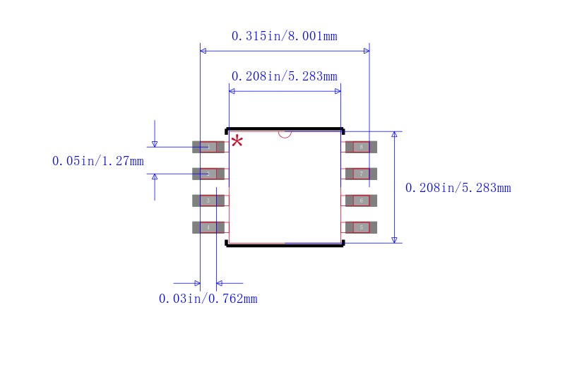 S25FL132K0XMFV013封装图