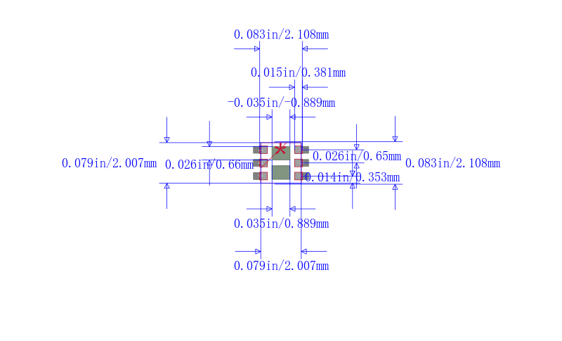 SSM6P47NU,LFT封装图
