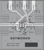 SKY67153-396LF-EVB1600-2170 MHZ图片1