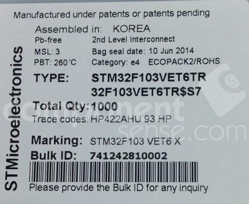 STM32F103VET6TR图片3