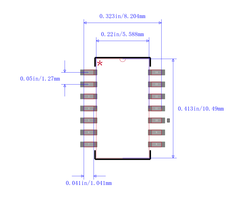 SN74LVC125ANS封装图