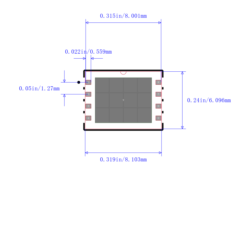 SST26VF032-80-5I-QAE封装图