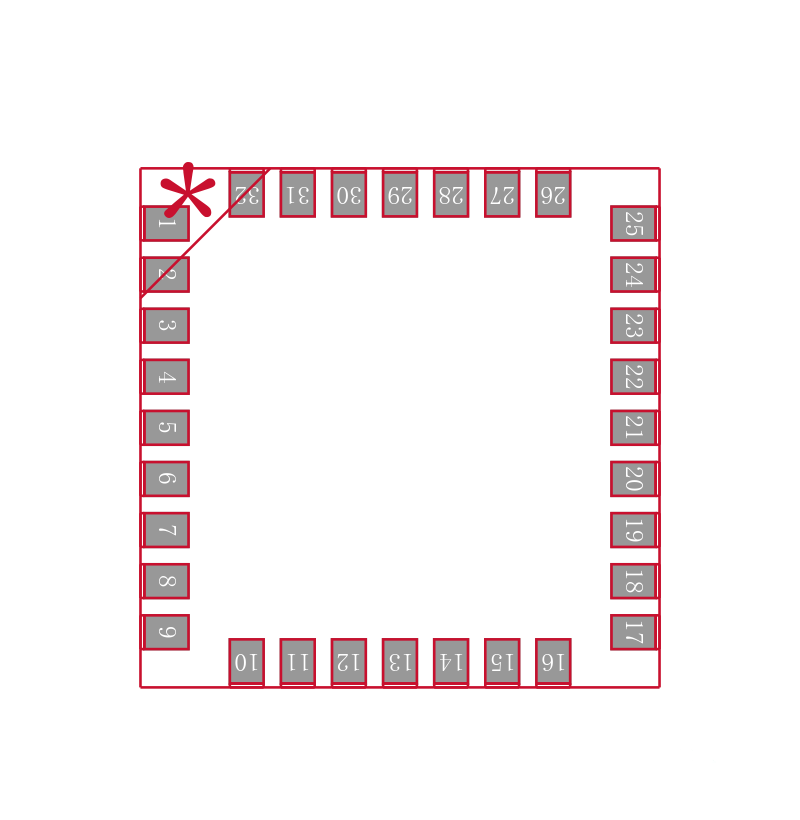 SKY73009-11封装焊盘图