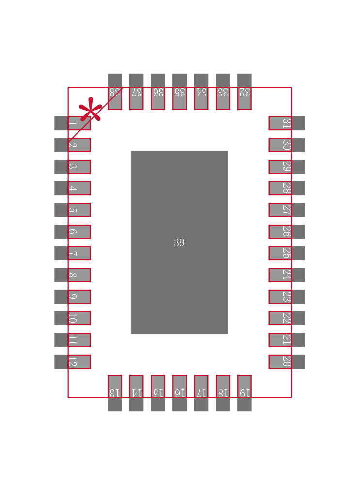 SN65DP141RLJT封装焊盘图