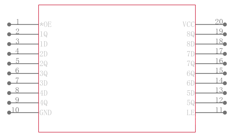 SN74LV373ADBRG4引脚图