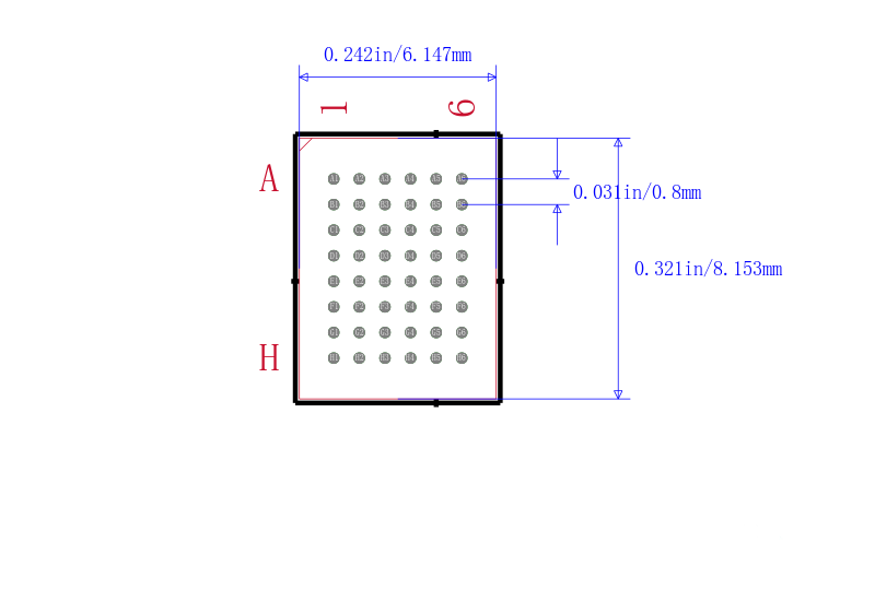 S29AL016J70BFI012封装图