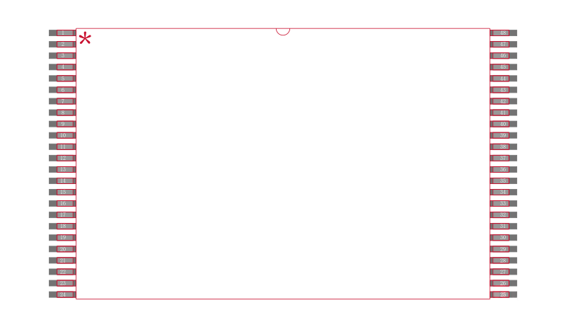 S34ML08G101TFB000封装焊盘图