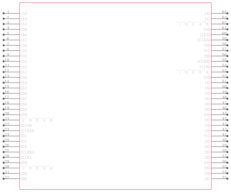 SN74LVT182502PM引脚图