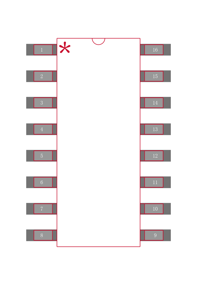 SY100EL57LZCTR封装焊盘图
