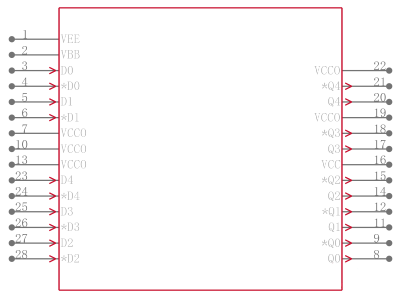 SY10E416JYTR引脚图