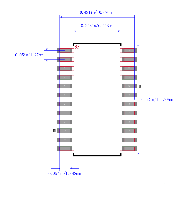 SN74ALS842DW封装图