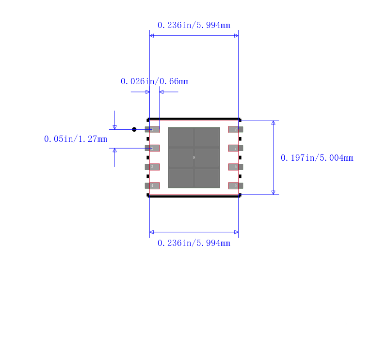 S25FL164K0XNFV010封装图
