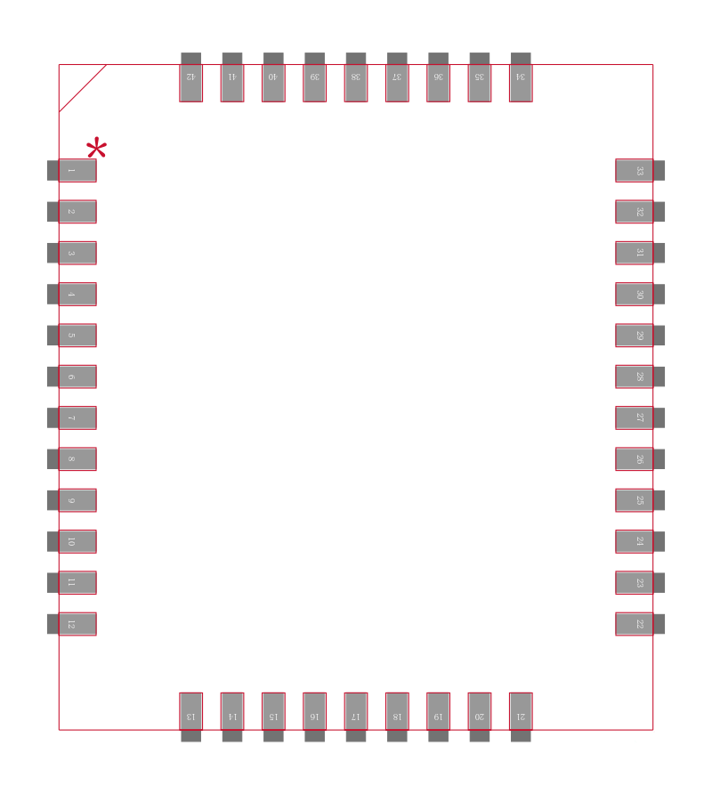 SIM800C封装焊盘图