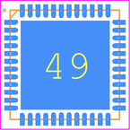STM32F413CHU6封装焊盘图
