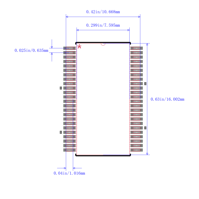 SN74AHCT16373DLG4封装图