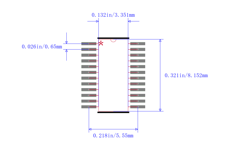 SN74CBTD3384PWLE封装图