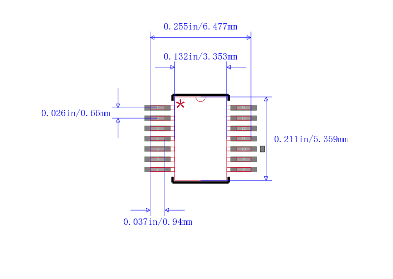 SN74LVC08APWLE封装图