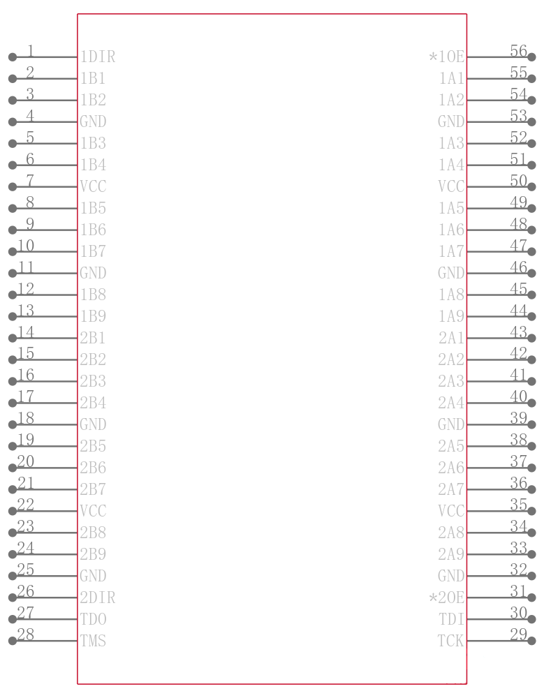 SN74ABT18245ADLRG4引脚图