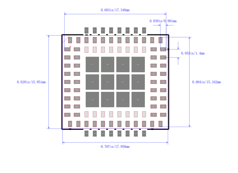 SIM800L封装图
