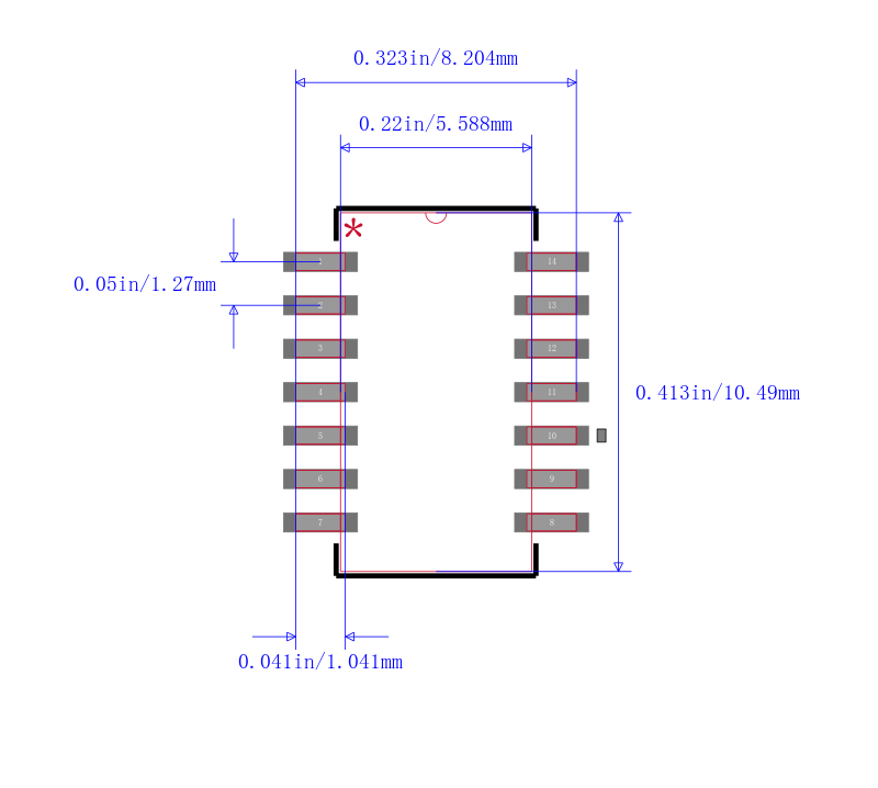 SN74ALS02ANSRG4封装图