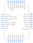 STM32F301K8U6TR引脚图