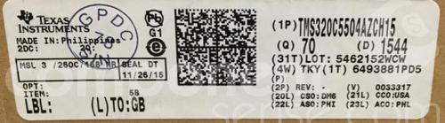 TMS320C5504AZCH15图片4