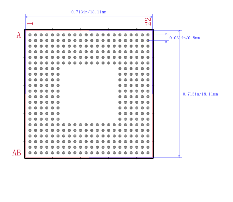TMS320C6203BGNY30C封装图