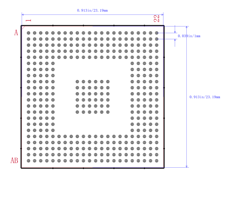 TMS320C6424ZDUQ5封装图