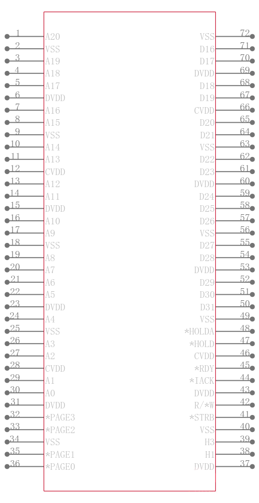 TMS320VC33PGEA120引脚图