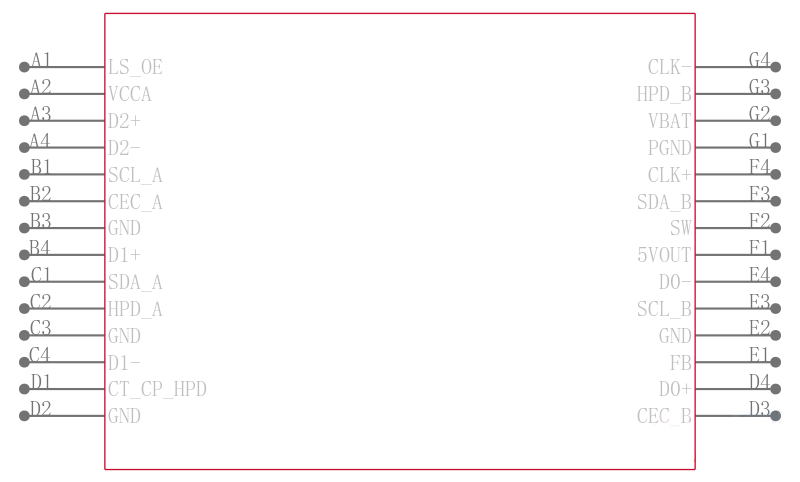 TPD12S015AYFFR引脚图