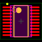 TRS3386ECPWR封装焊盘图