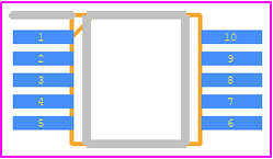 TS5A23159DGST封装焊盘图