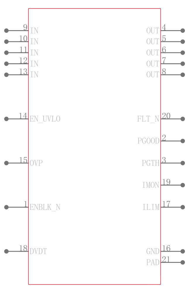 TPS25944ARVCR引脚图