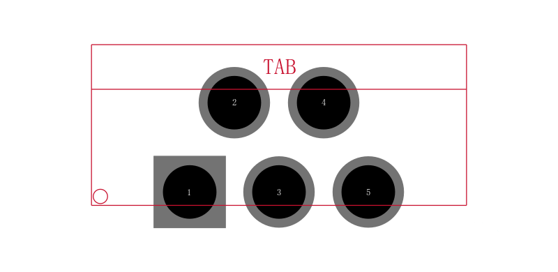 TC74A2-3.3VAT封装焊盘图