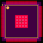 TFP401AMPZPEP封装焊盘图