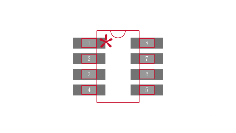 TMP422AIDCNT封装焊盘图