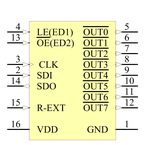 TLC5916IDR引脚图