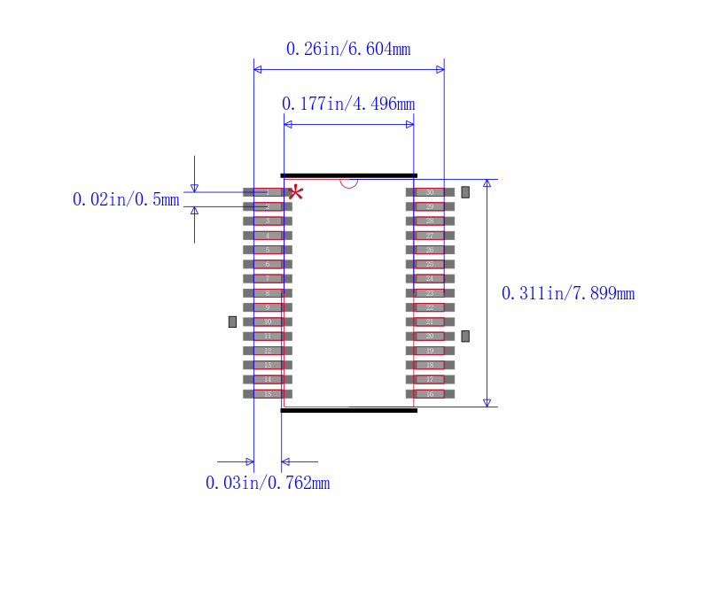 TLV320AIC13CDBTR封装图