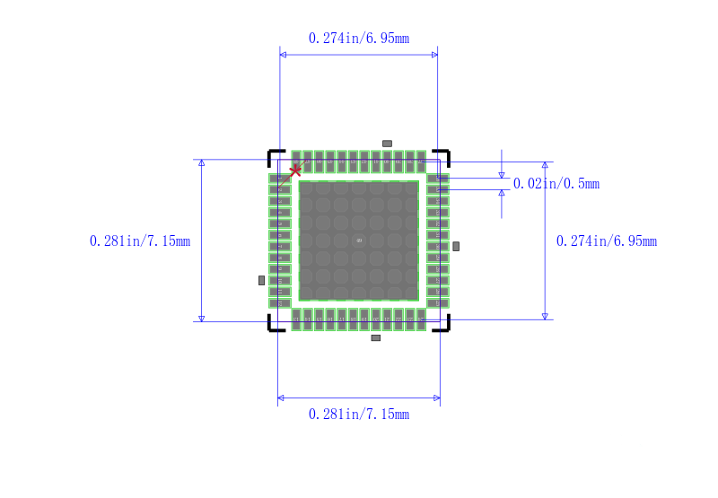TLV320AIC29IRGZRG4封装图