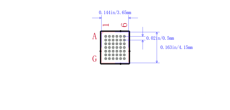 TLV320AIC3206IYZFR封装图